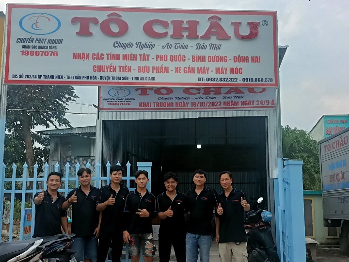 Tô Châu Phú Hòa vận chuyển hàng đi các tỉnh Miền Tây