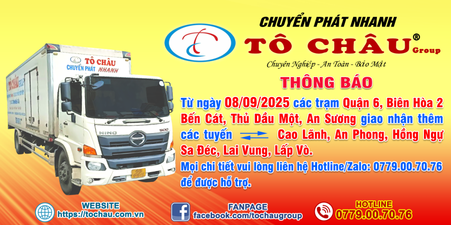 to chau thong bao mo them tuyen huong ve Hong Ngu