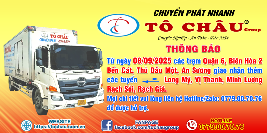 to chau thong bao mo them tuyen huong ve Rach Gia