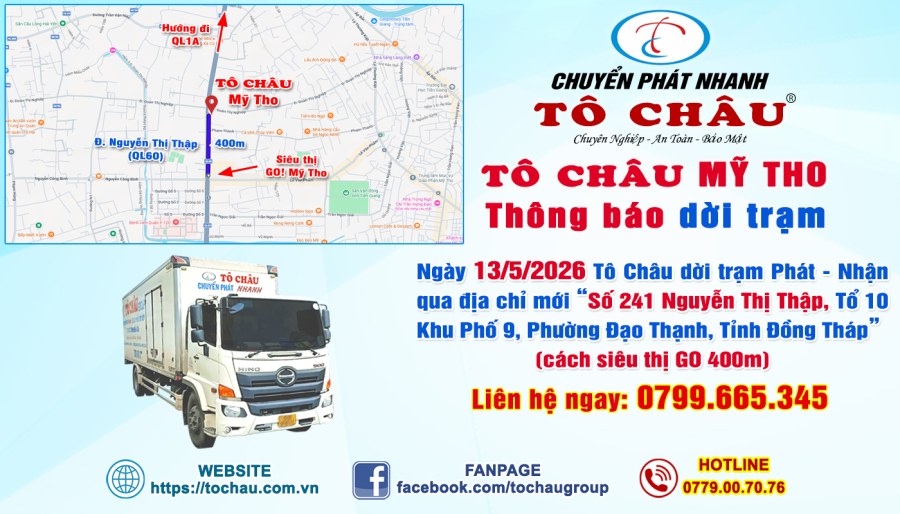 thong bao doi dia diem nhan hang my tho