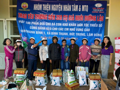 tang qua cho trai duong lao ba con dan toc vung cao va 250 em nho 1