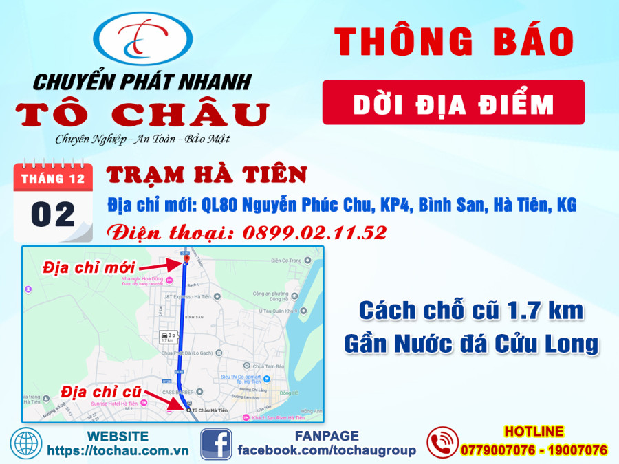 thong bao doi dia diem tram ha tien