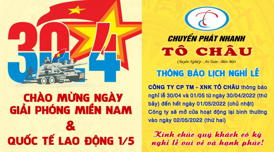 thong bao nghi le 30 4 va 1 5 2022